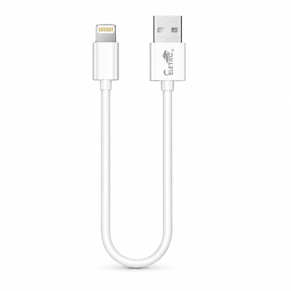 Cabo Lightning curto 4,8A, 0,3 m