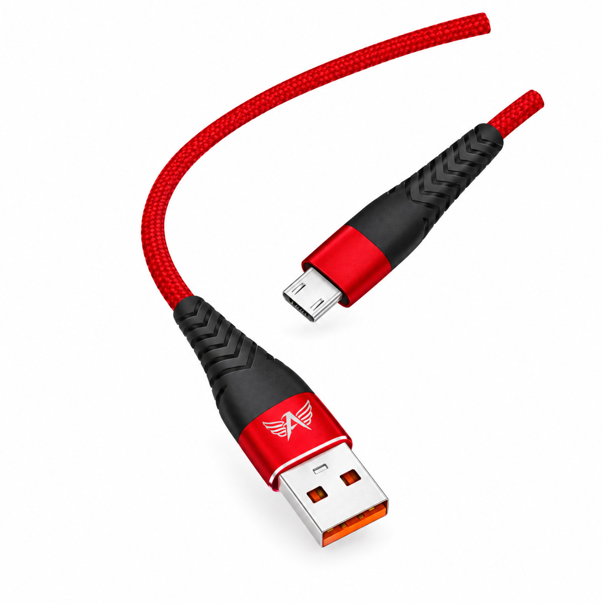 Cabo micro USB (V8) reforçado, 1 m