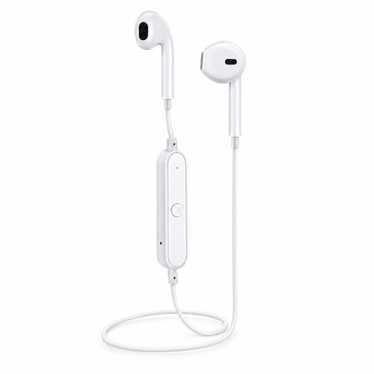 Fone Bluetooth esportivo com fio de pescoço