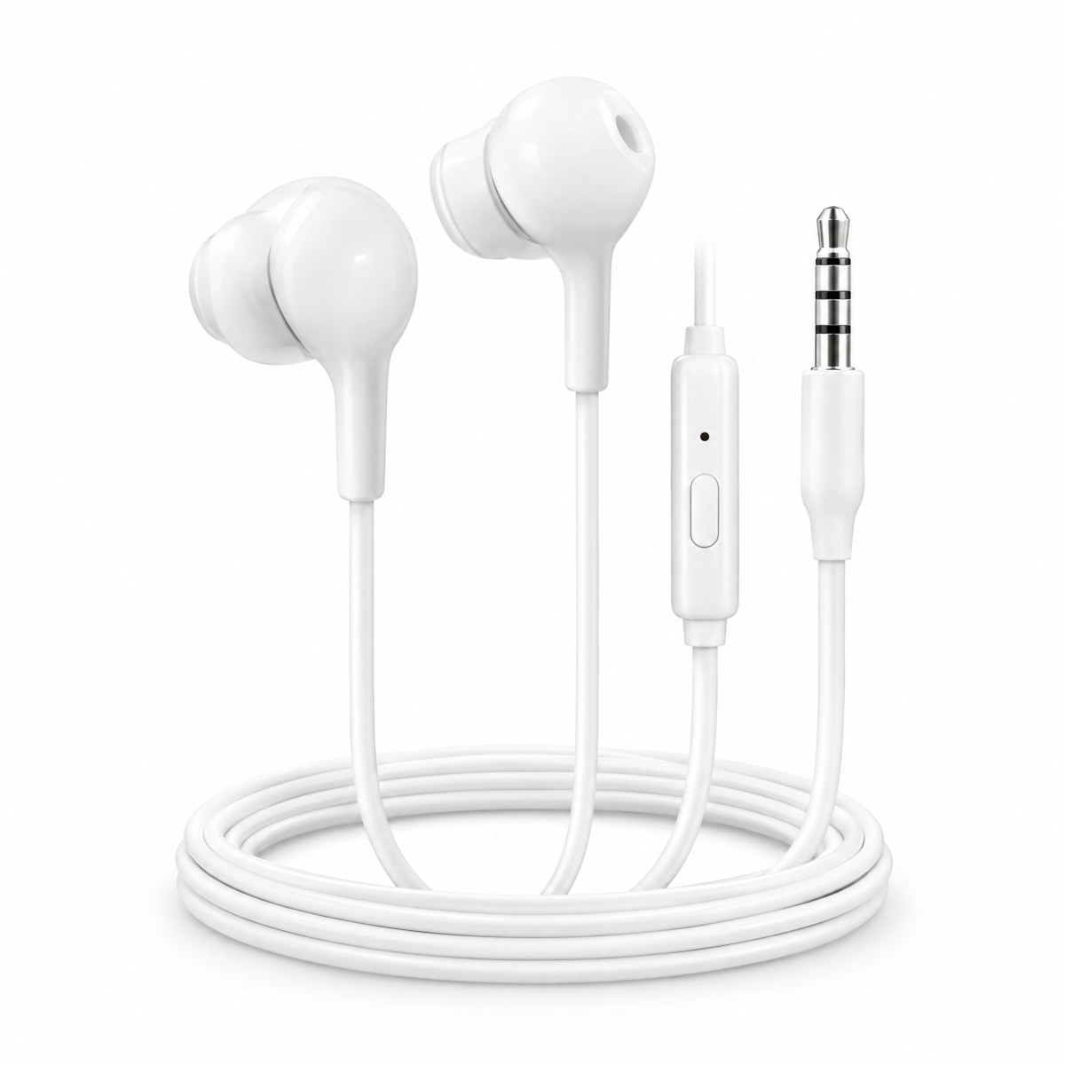 Fone de ouvido com fio e microfone, 1,2 m
