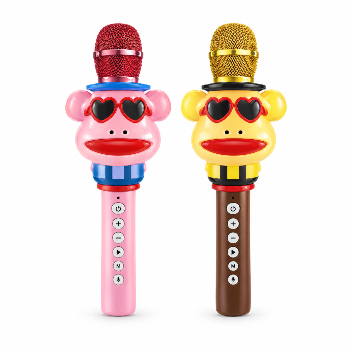 Microfone karaokê Bluetooth infantil