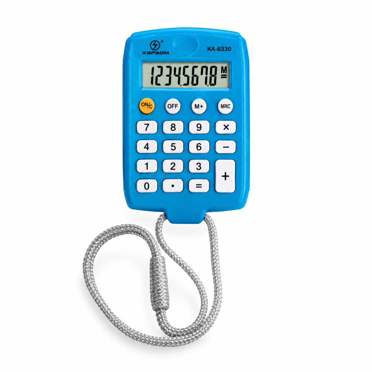 Mini calculadora com cordão