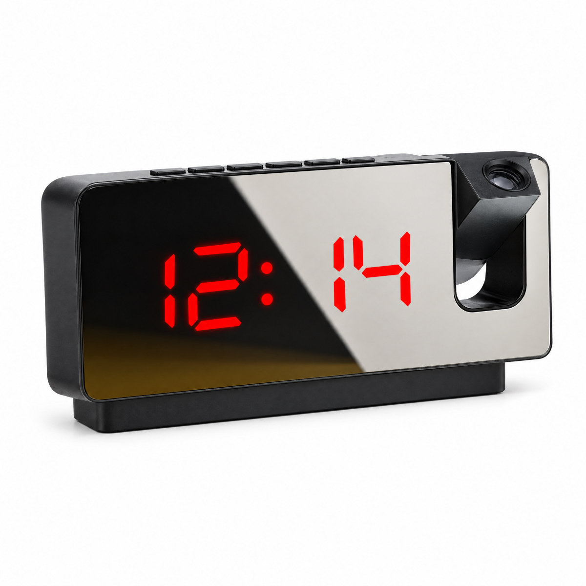 Relógio despertador digital com LED