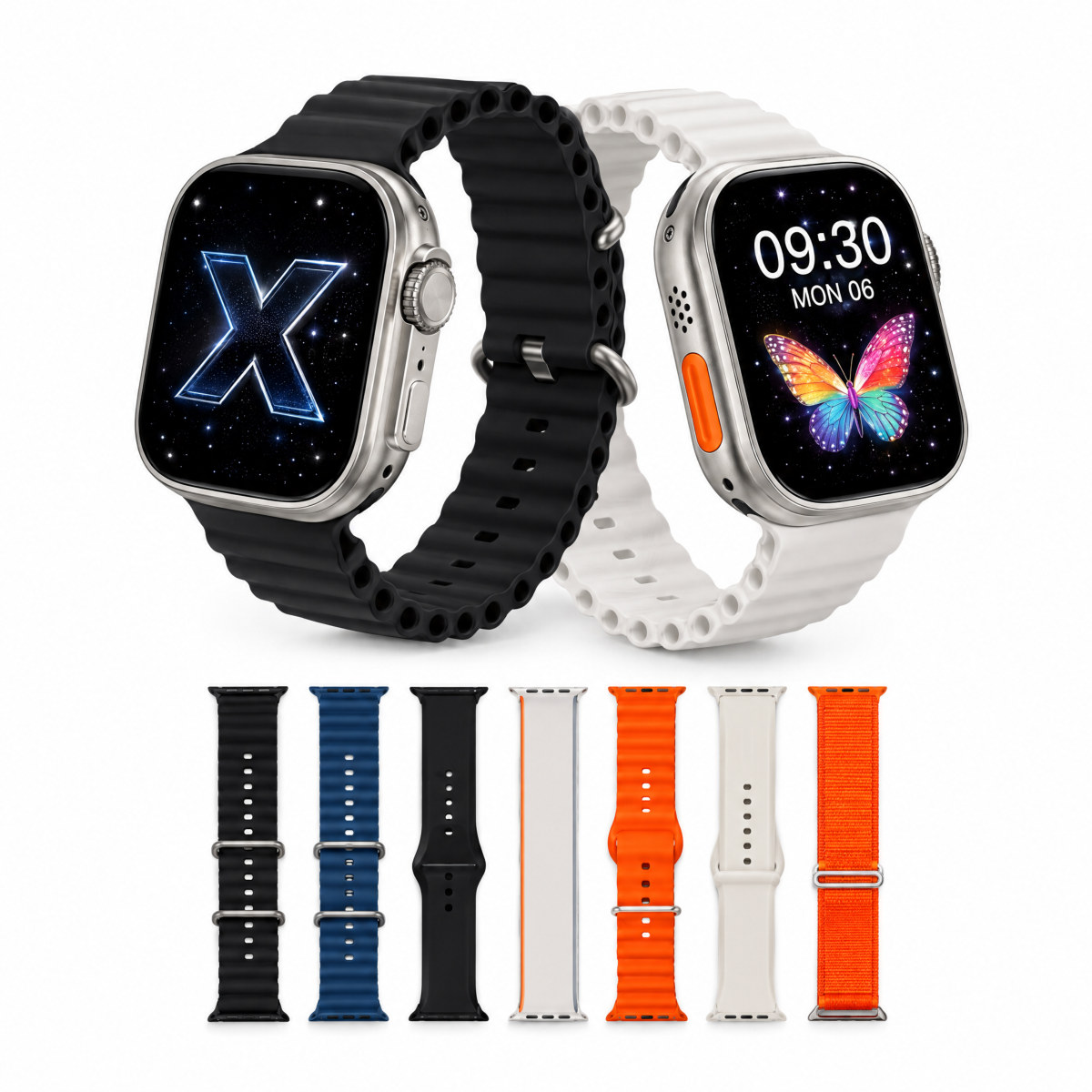 Smartwatch N10 Ultra com 7 pulseiras