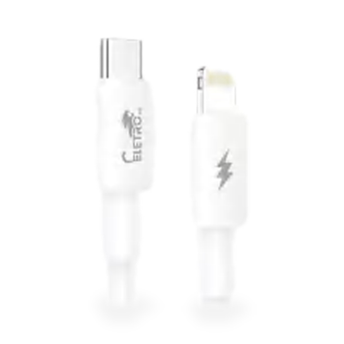 Cabo USB-C para Lightning PD 30W com 160 fios de cobre, 1 m, branco