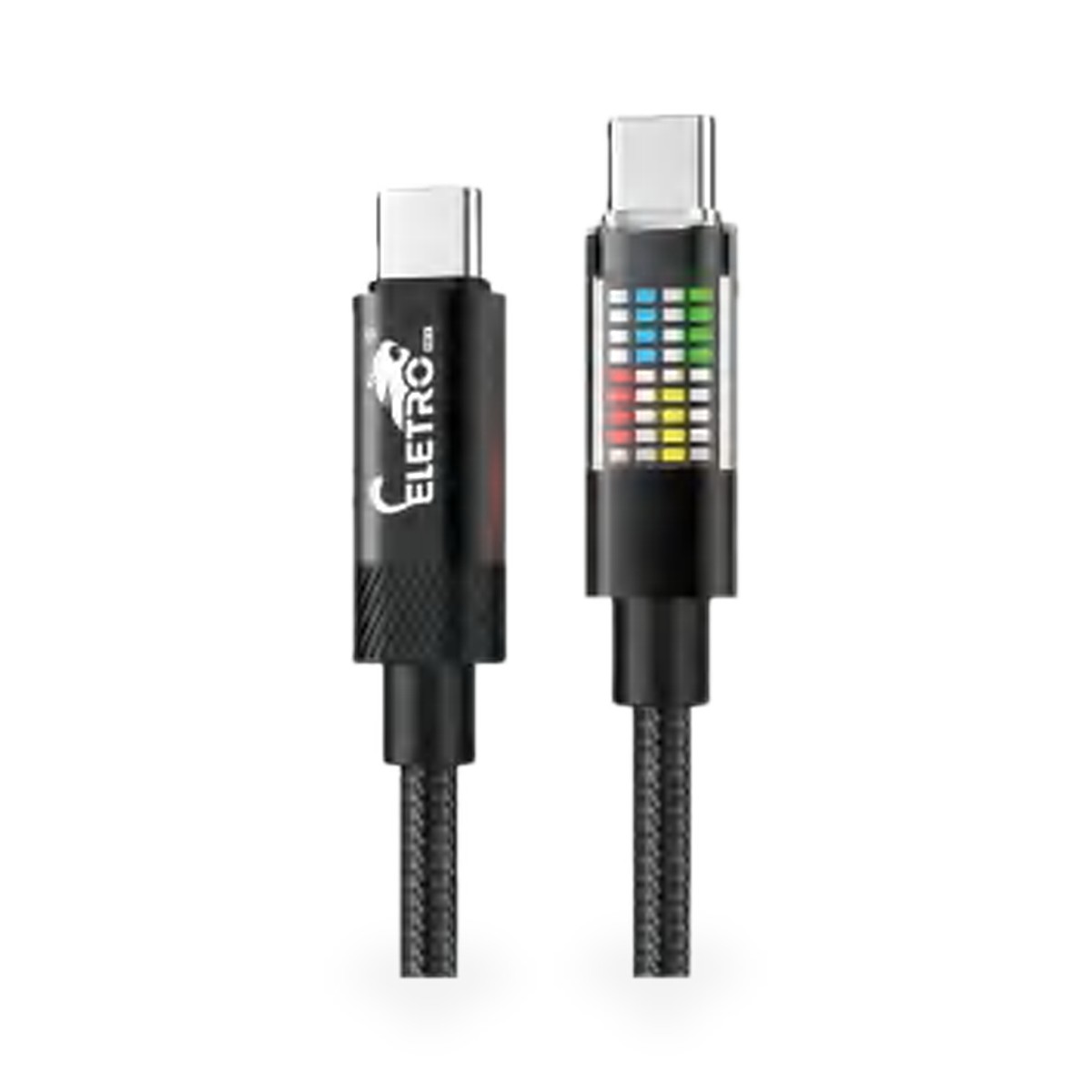 Cabo USB-C para USB-C 65W trançado, 1 m