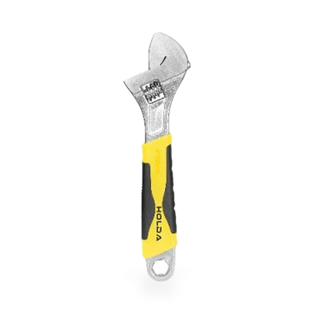 Chave inglesa ajustável 8 polegadas com punho emborrachado amarelo