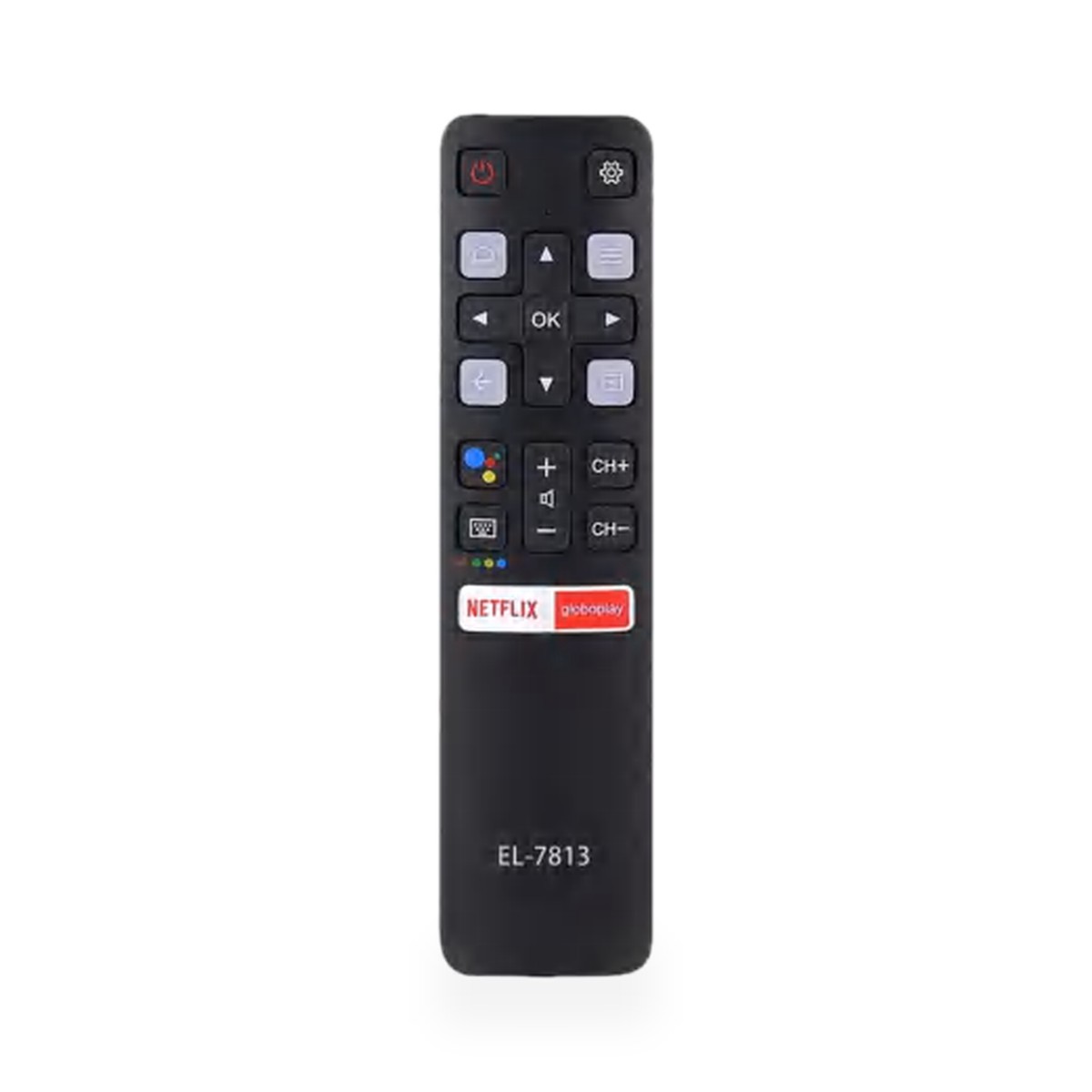 Controle remoto para TV TCL Smart com Netflix e Globoplay