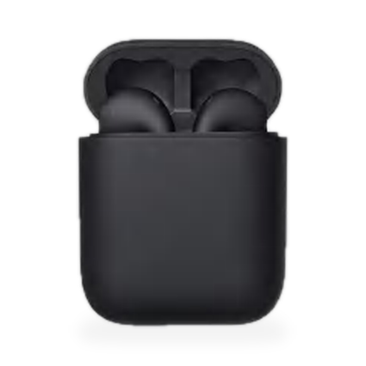 Fone Bluetooth i12 macaron com estojo, preto