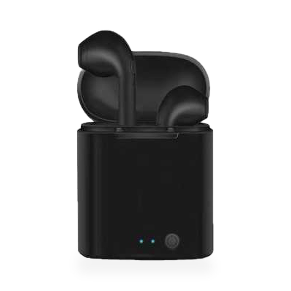 Fone Bluetooth i7mini macaron com estojo, preto