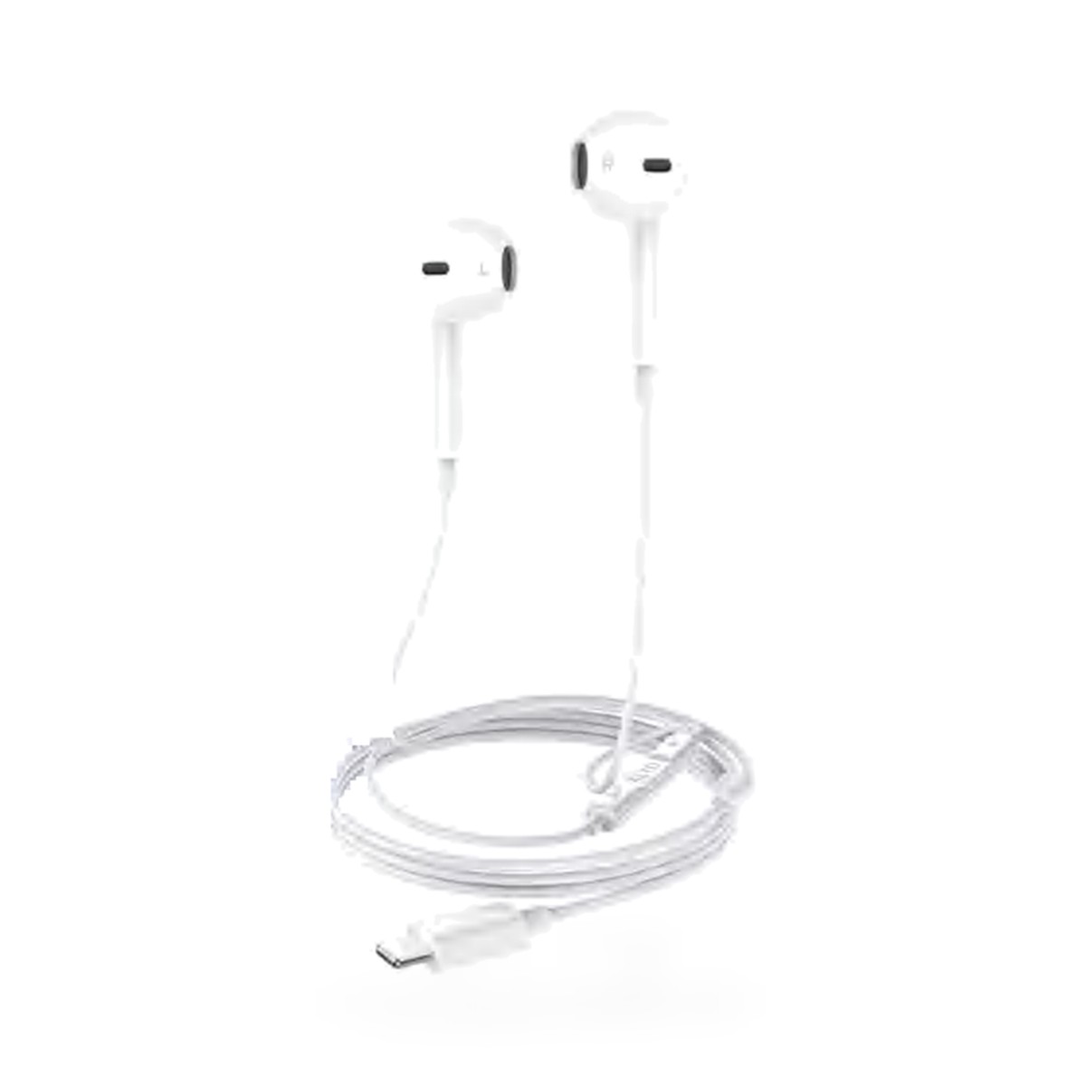 Fone de ouvido com fio Lightning e microfone, com janela pop-up