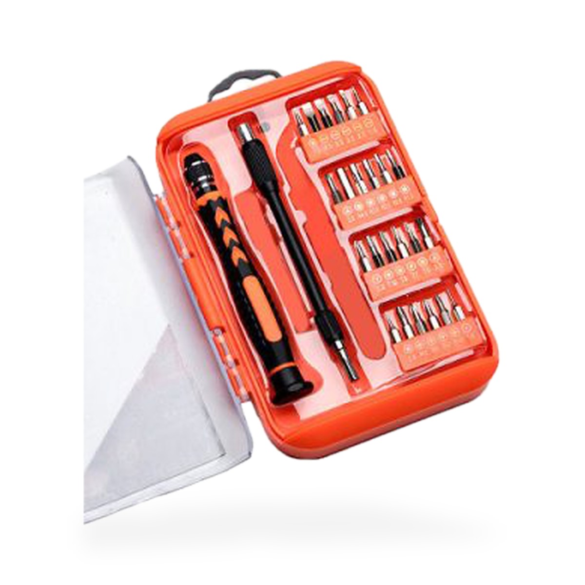 Kit de chaves de precisão com 24 bits, cabo magnético e haste extensora