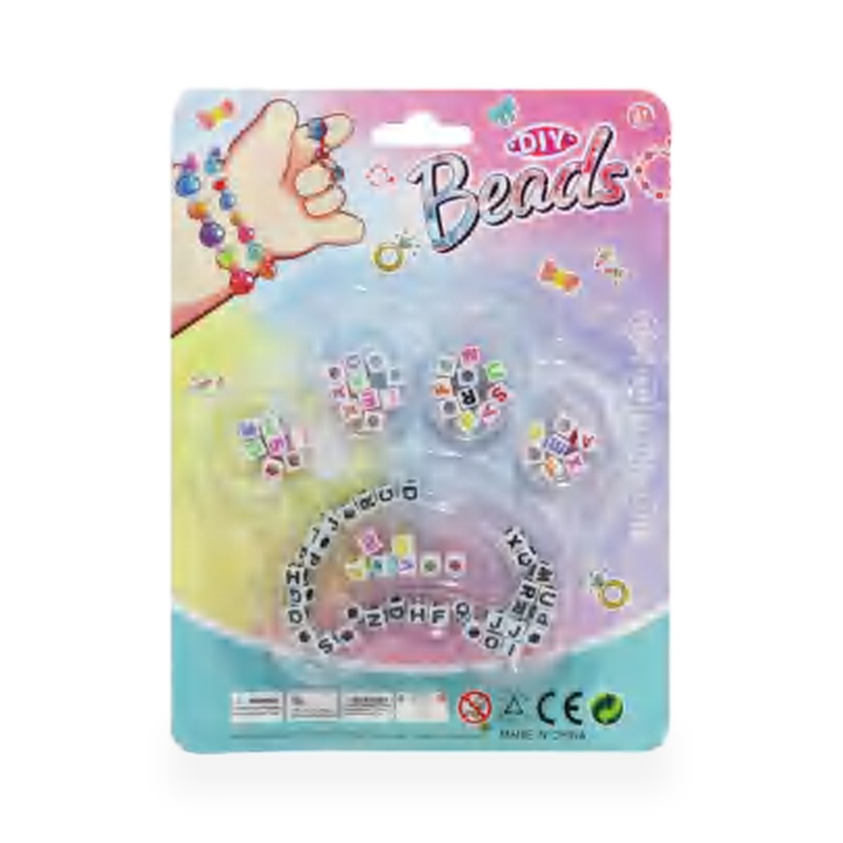 Kit de miçangas para pulseiras infantil