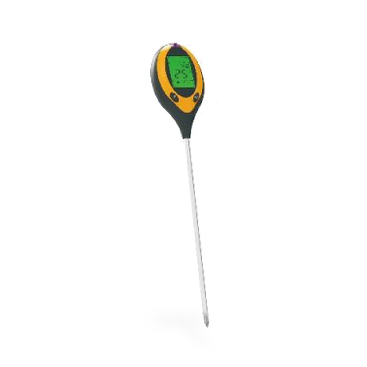 Medidor de solo digital 4 em 1: pH, umidade, luz e temperatura