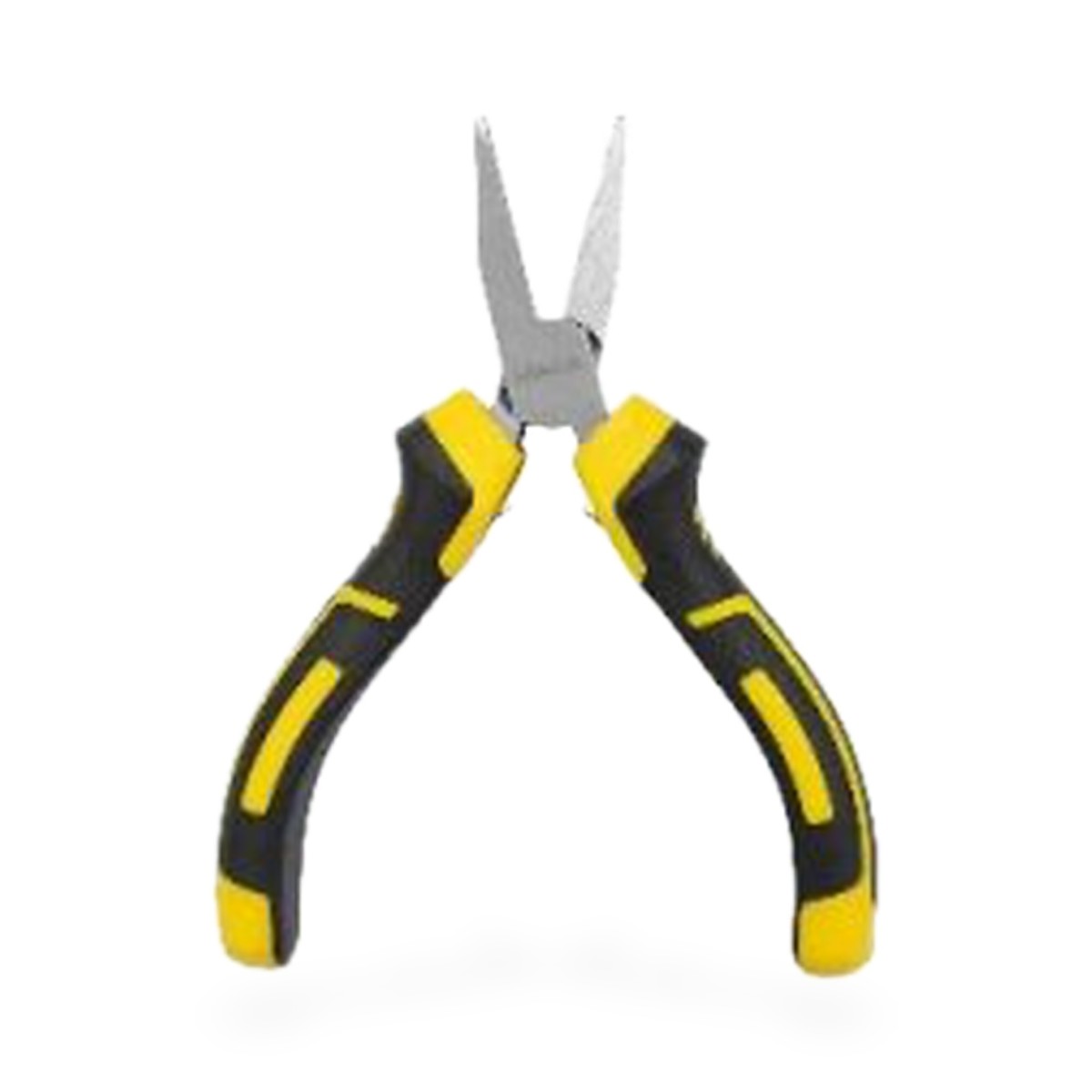Mini alicate de bico chato longo 120 x 83 mm com cabo emborrachado