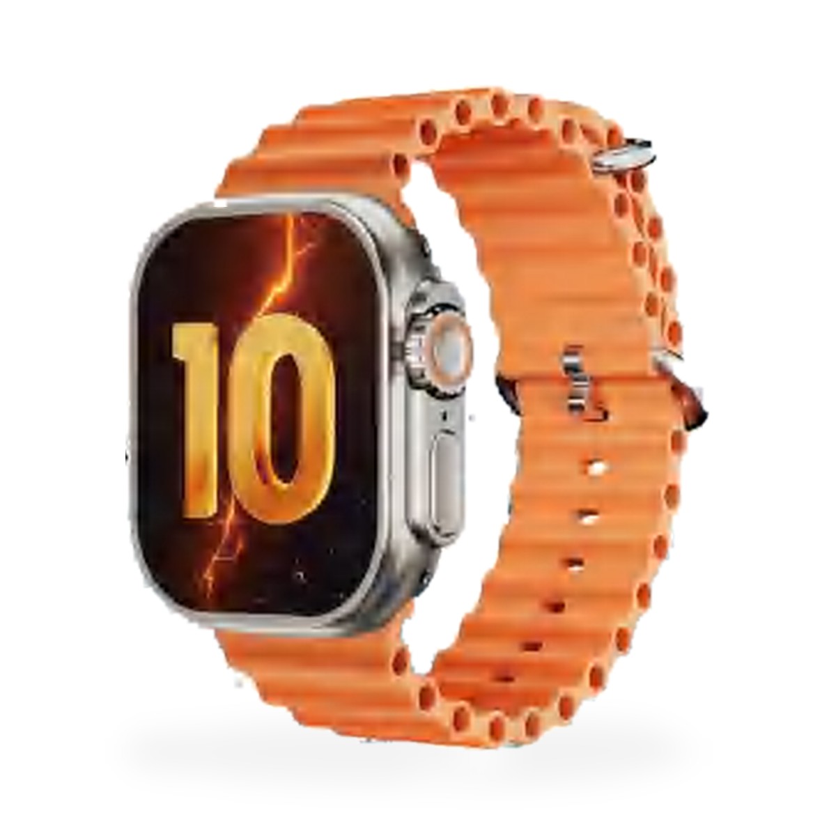 Smartwatch A10 49 mm com tela de 2 polegadas e 7 pulseiras