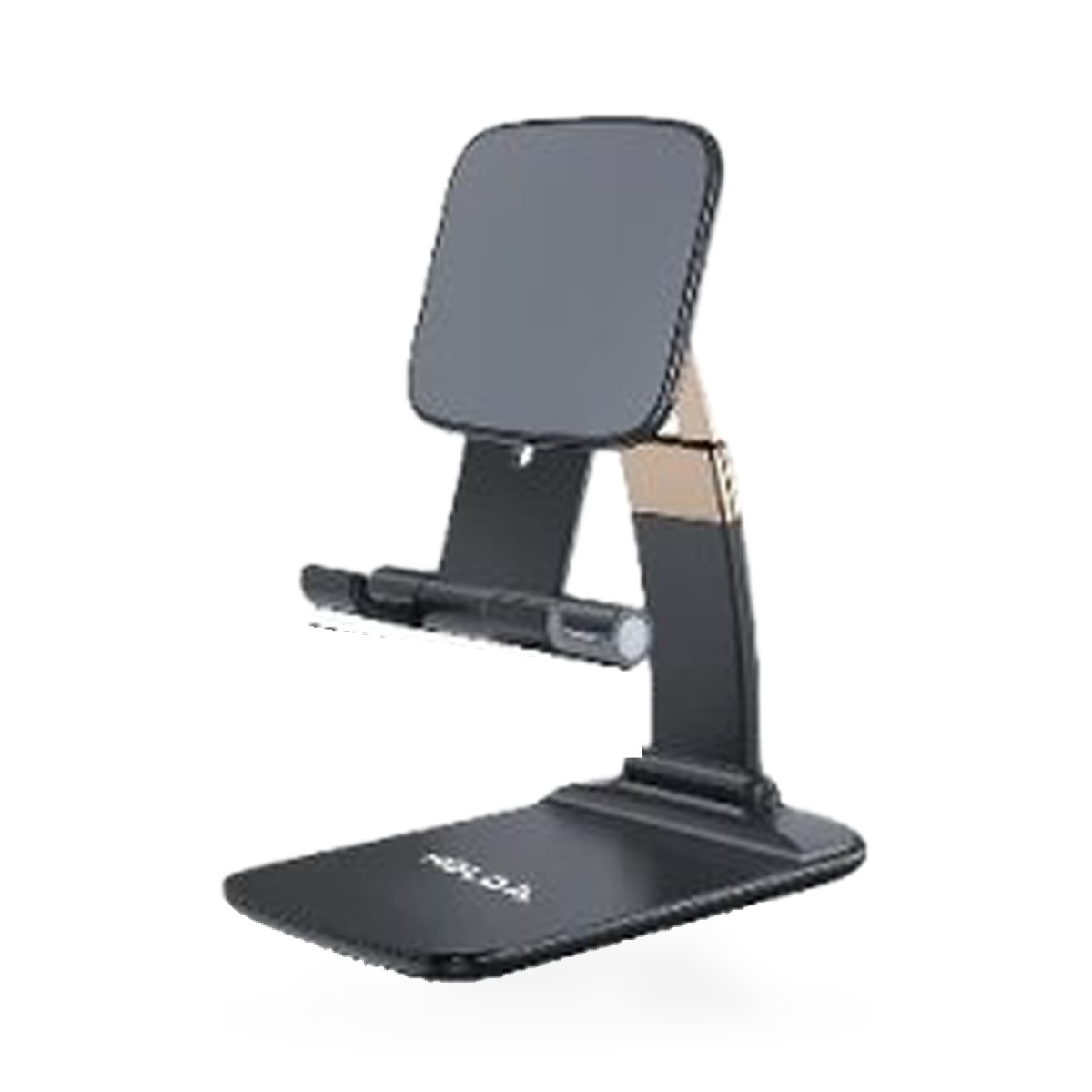 Suporte de celular de mesa dobrável com haste de alumínio, altura regulável